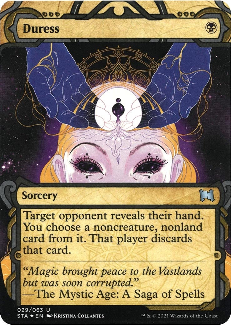 Image for Duress (Foil Etched) (Strixhaven: Mystical Archives) (29) - Magic: The Gathering
