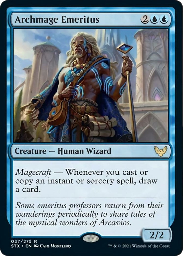 Image for Archmage Emeritus (Strixhaven: School of Mages) (37) - Magic: The Gathering