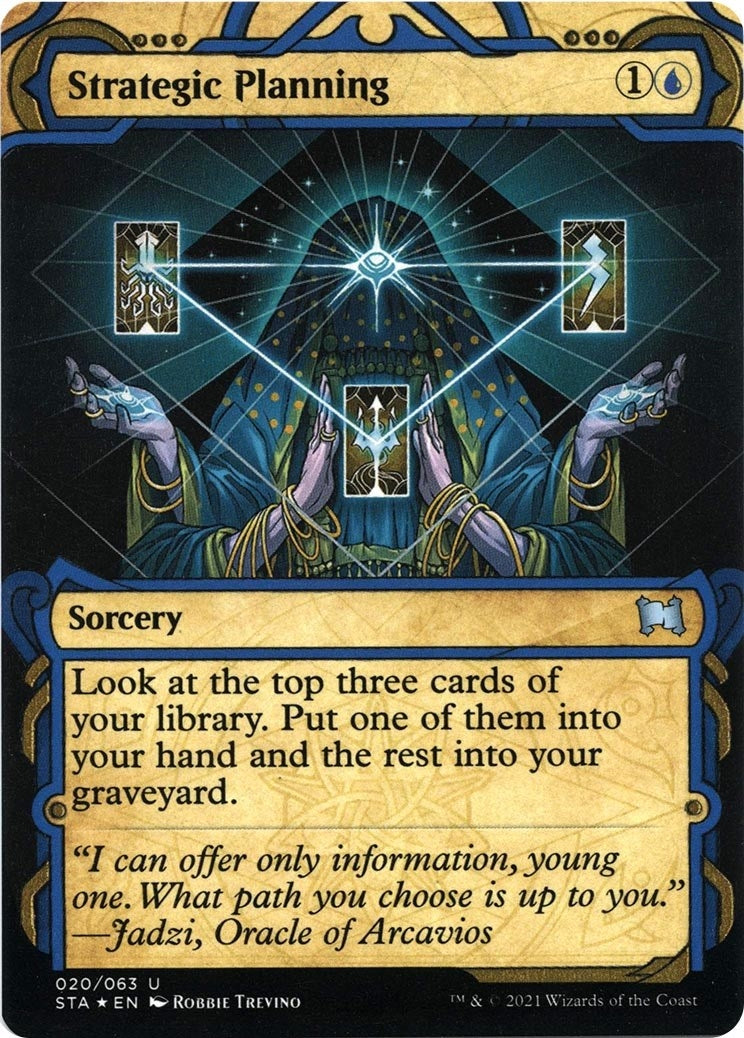 Image for Strategic Planning (Foil Etched) (Strixhaven: Mystical Archives) (20) - Magic: The Gathering