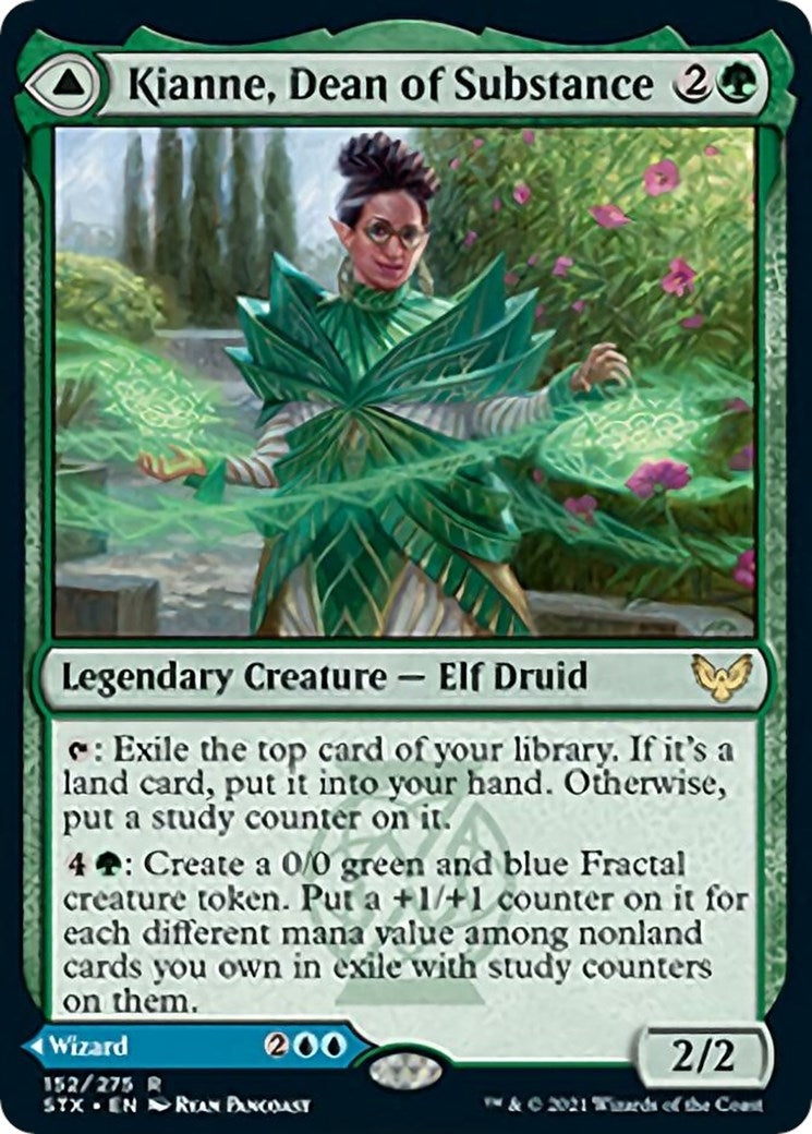 Image for Kianne, Dean of Substance (Strixhaven: School of Mages) (152) - Magic: The Gathering
