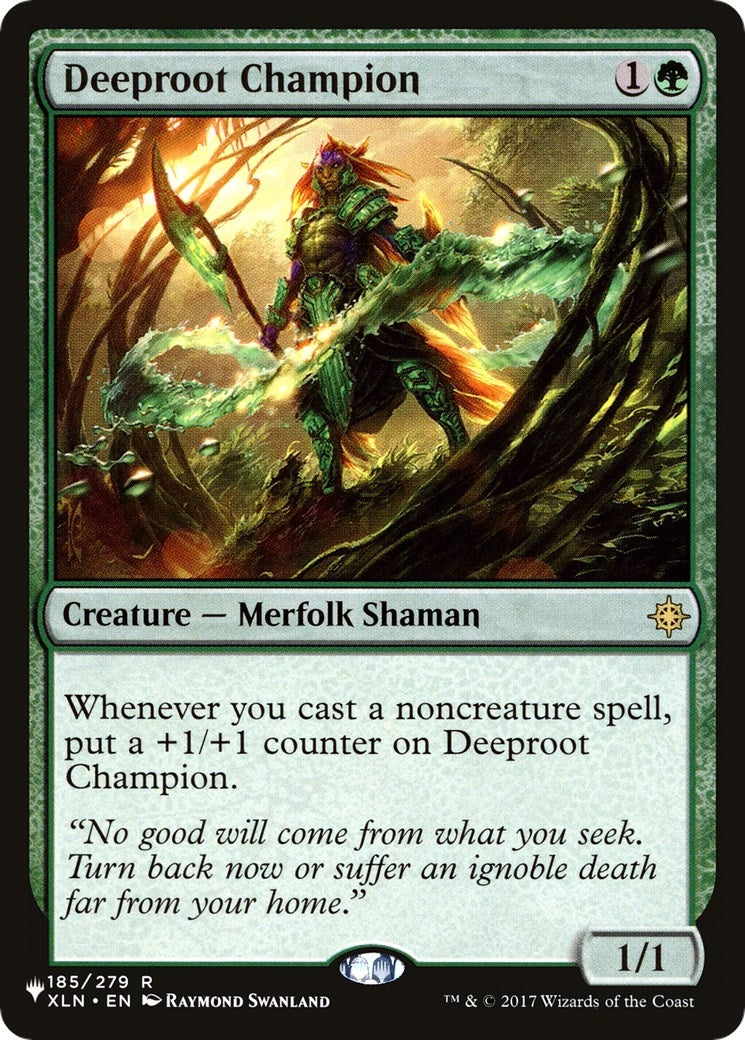 Image for Deeproot Champion (The List Reprints) (185/279) - Magic: The Gathering