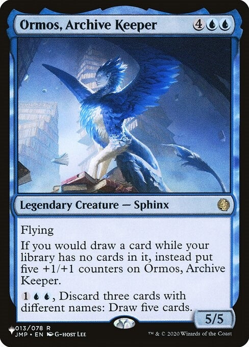 Image for Ormos, Archive Keeper (The List Reprints) (013/078) - Magic: The Gathering