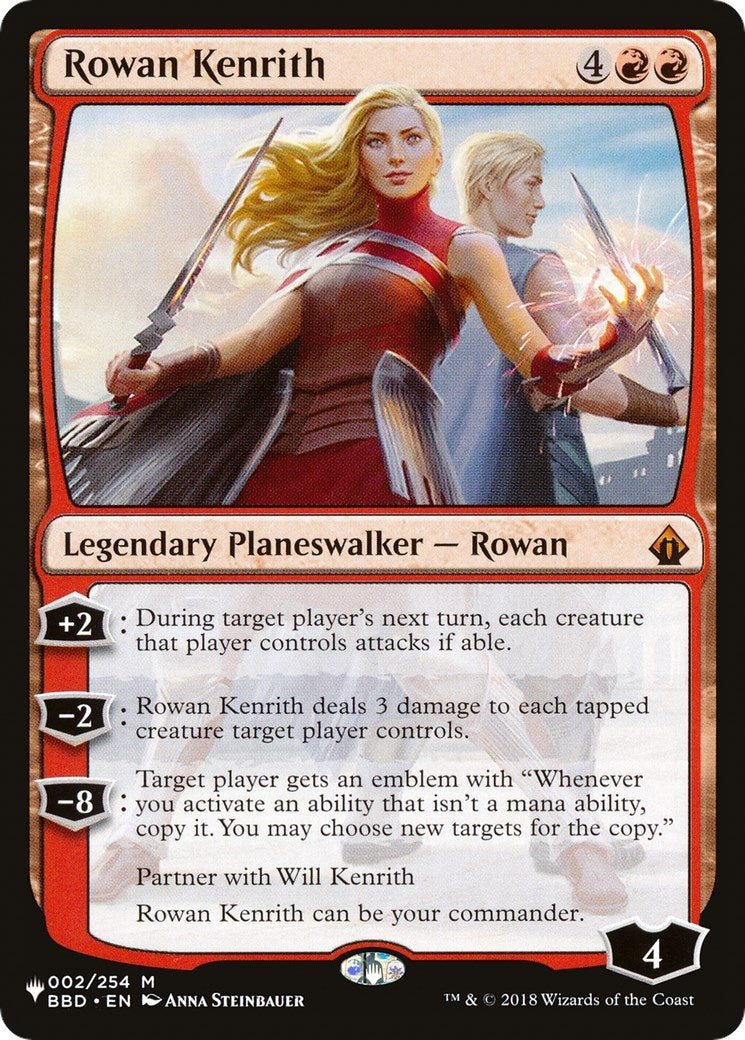 Image for Rowan Kenrith (The List Reprints) (002/254) - Magic: The Gathering