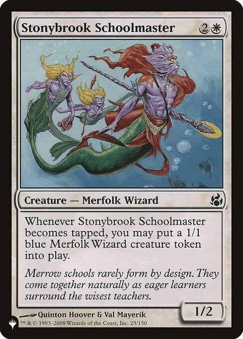 Image for Stonybrook Schoolmaster (The List Reprints) (25/150) - Magic: The Gathering