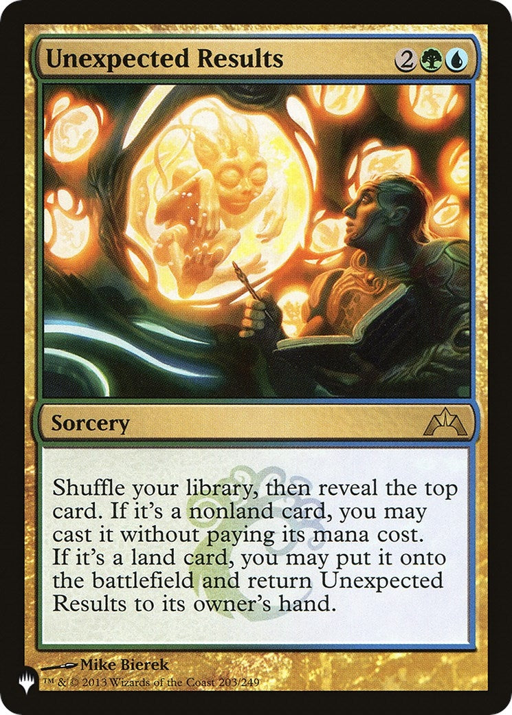 Image for Unexpected Results (The List Reprints) (203/249) - Magic: The Gathering