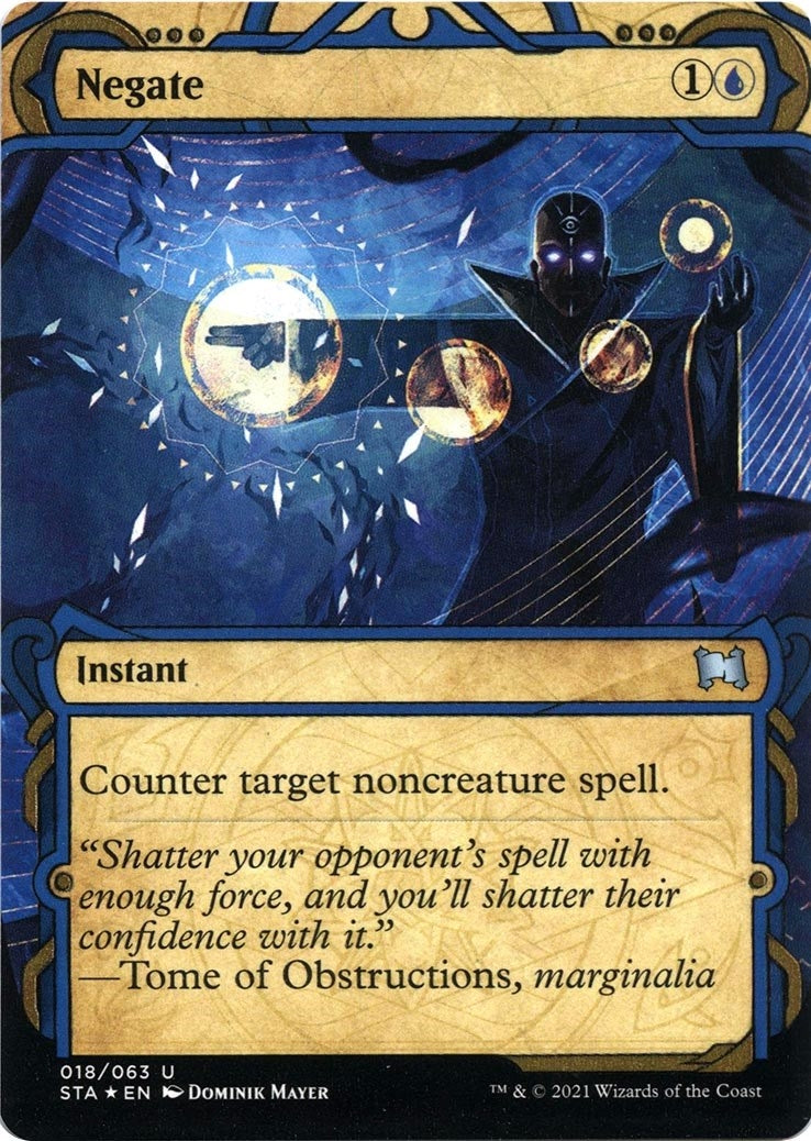 Image for Negate (Foil Etched) (Strixhaven: Mystical Archives) (18) - Magic: The Gathering