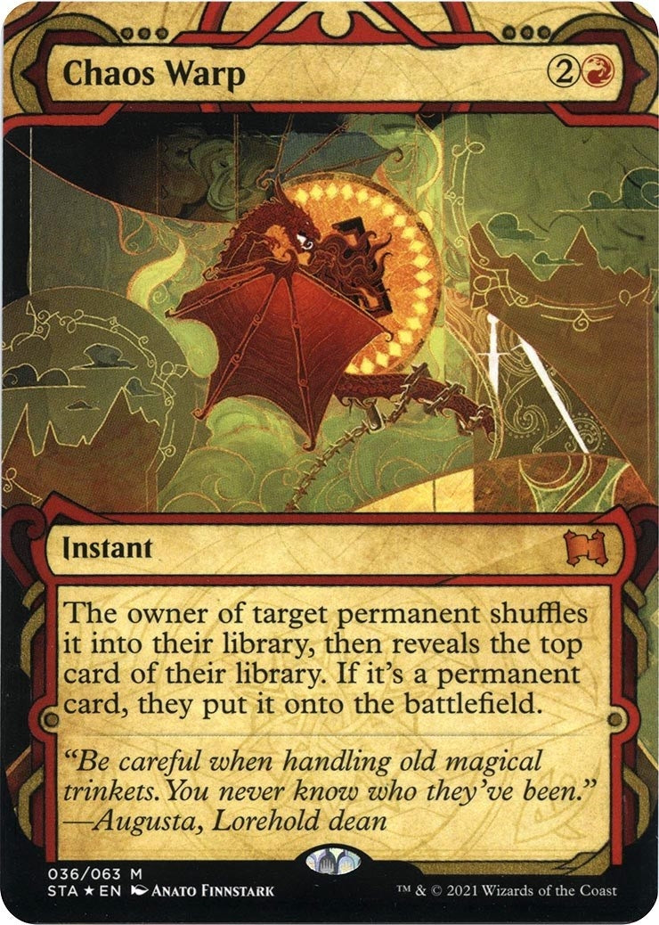 Image for Chaos Warp (Foil Etched) (Strixhaven: Mystical Archives) (36) - Magic: The Gathering