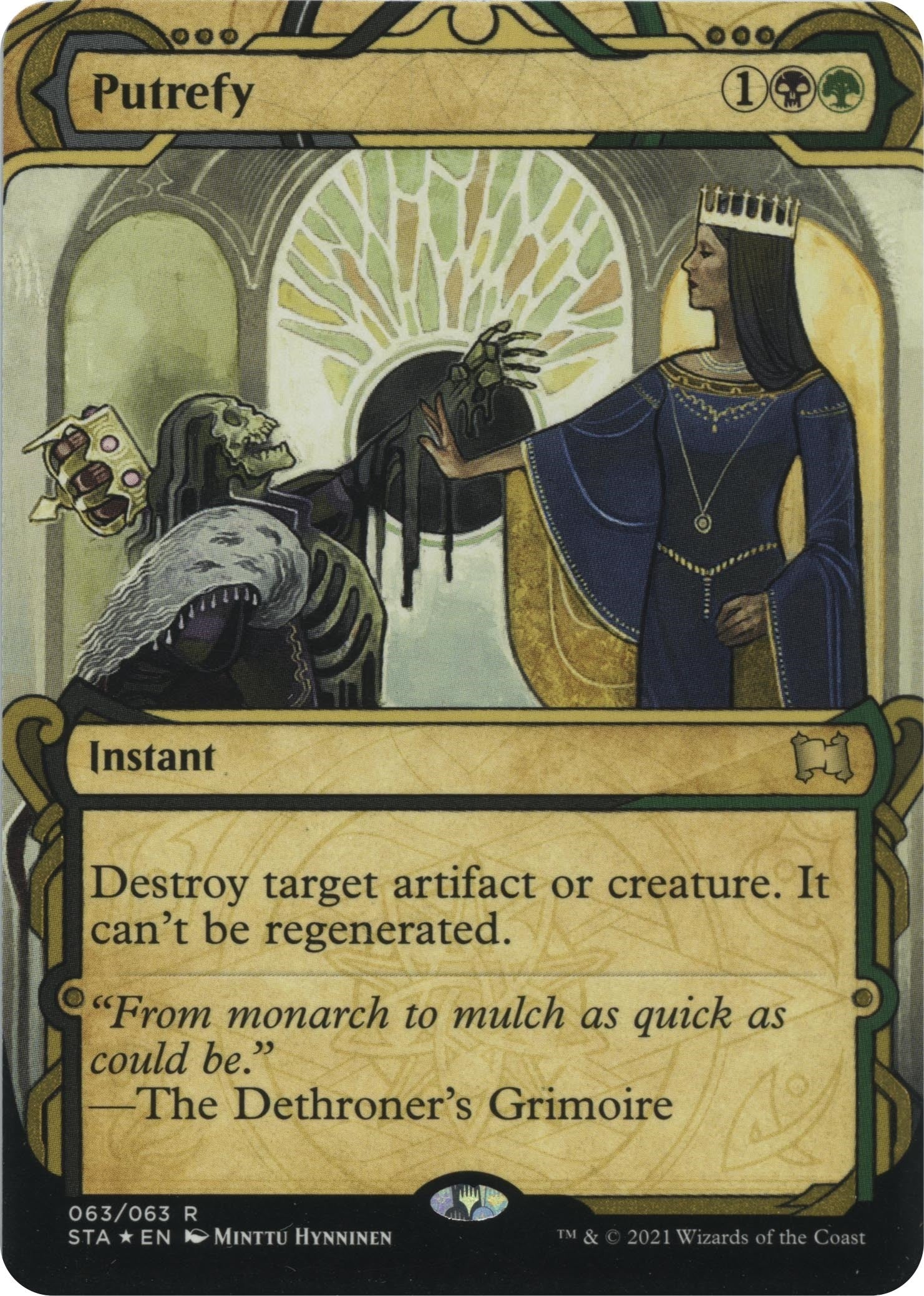 Image for Putrefy (Foil Etched) (Strixhaven: Mystical Archives) (63) - Magic: The Gathering