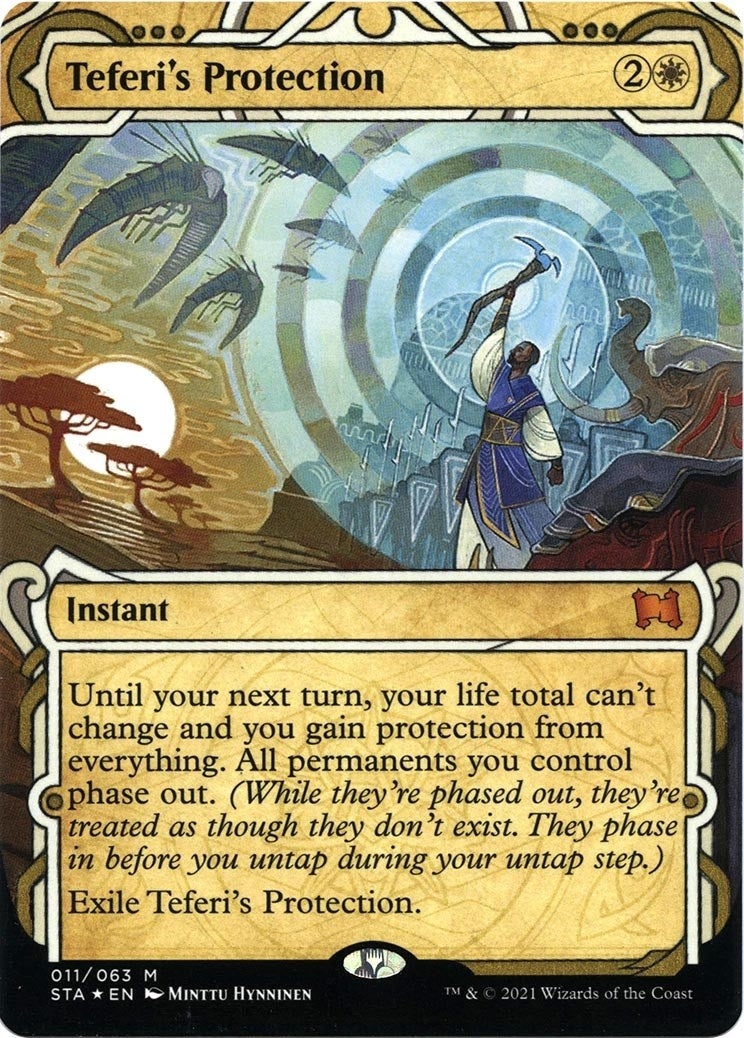 Image for Teferi's Protection (Foil Etched) (Strixhaven: Mystical Archives) (11) - Magic: The Gathering