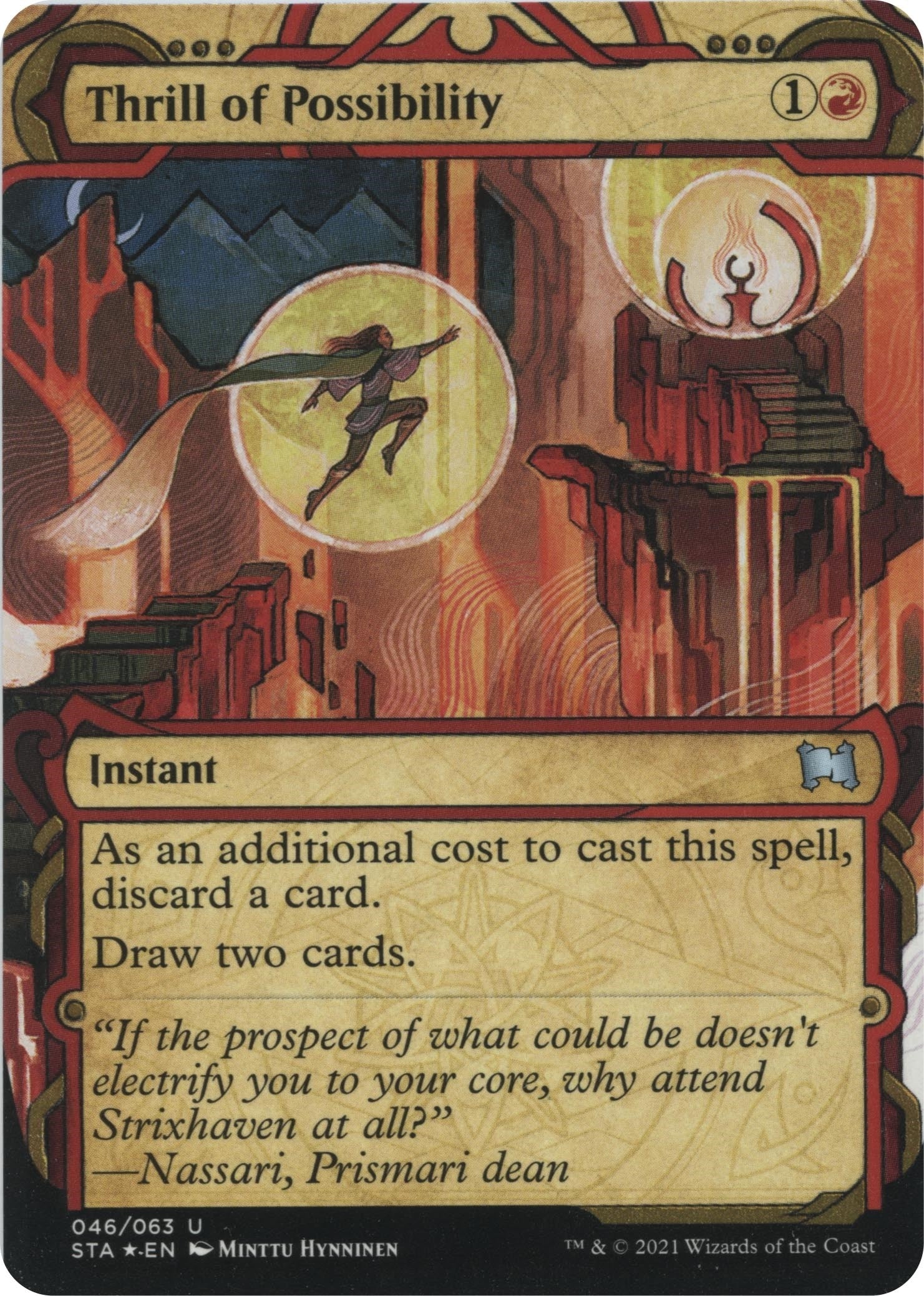 Image for Thrill of Possibility (Foil Etched) (Strixhaven: Mystical Archives) (46) - Magic: The Gathering