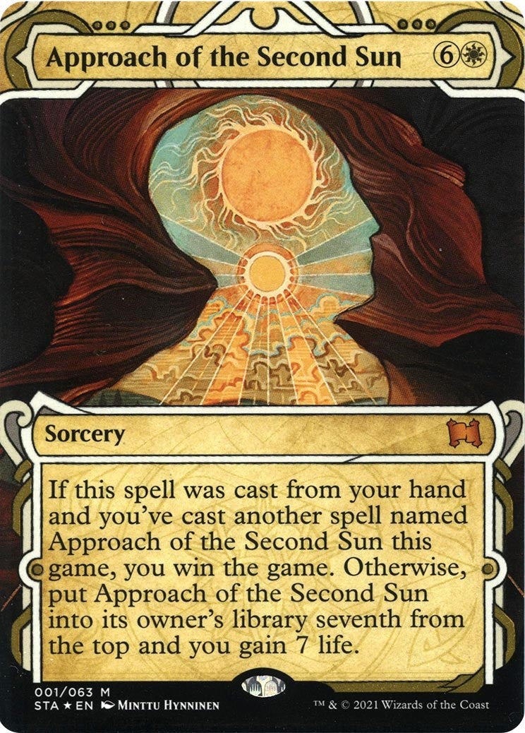 Image for Approach of the Second Sun (Foil Etched) (Strixhaven: Mystical Archives) (1) - Magic: The Gathering