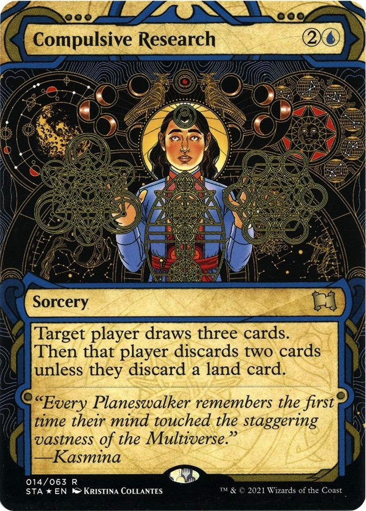 Image for Compulsive Research (Foil Etched) (Strixhaven: Mystical Archives) (14) - Magic: The Gathering