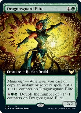 Image for Dragonsguard Elite (Extended Art) (Strixhaven: School of Mages) (316) - Magic: The Gathering