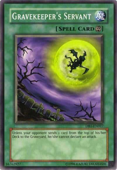 Image for Gravekeeper's Servant (Dark Beginning 1) (DB1-EN017) - YuGiOh