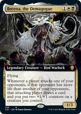 Image for Breena, the Demagogue (Extended Art) (Commander 2021) (328) - Magic: The Gathering