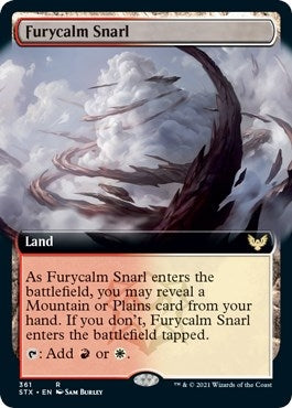 Image for Furycalm Snarl (Extended Art) (Strixhaven: School of Mages) (361) - Magic: The Gathering