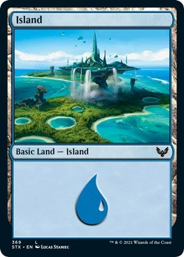 Image for Island (369) (Strixhaven: School of Mages) (369) - Magic: The Gathering