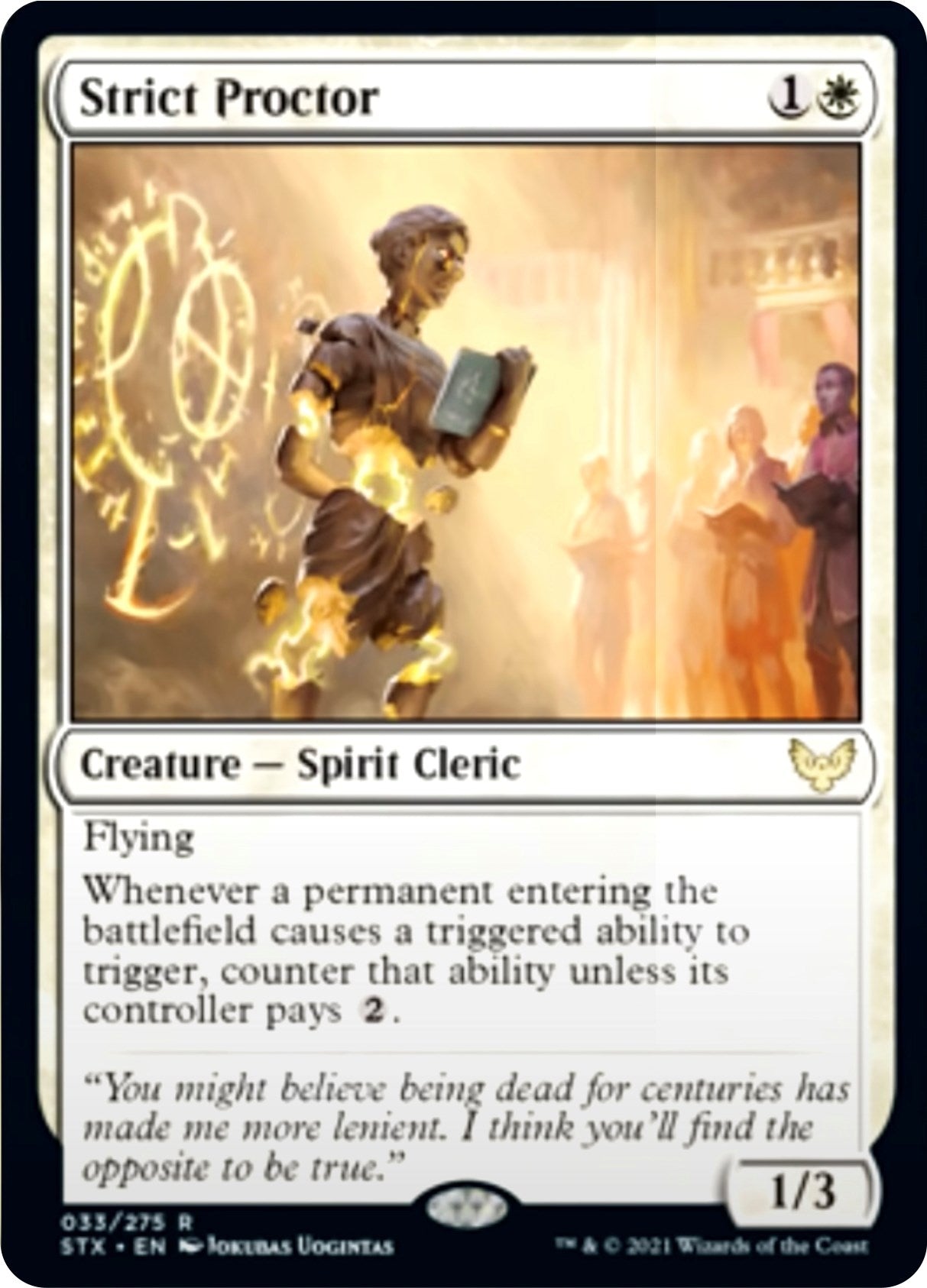 Image for Strict Proctor (Strixhaven: School of Mages) (33) - Magic: The Gathering
