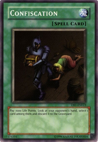 Image for Confiscation (Dark Beginning 1) (DB1-EN023) - YuGiOh