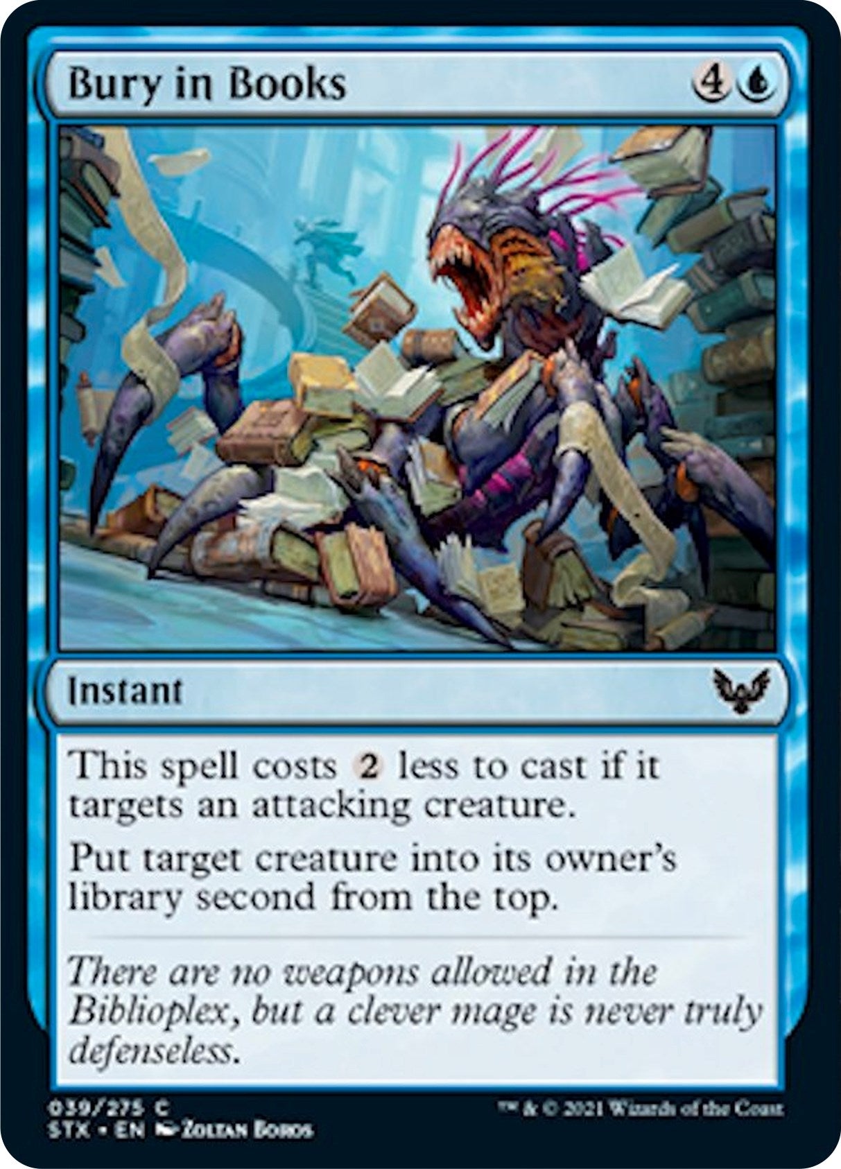 Image for Bury in Books (Strixhaven: School of Mages) (39) - Magic: The Gathering
