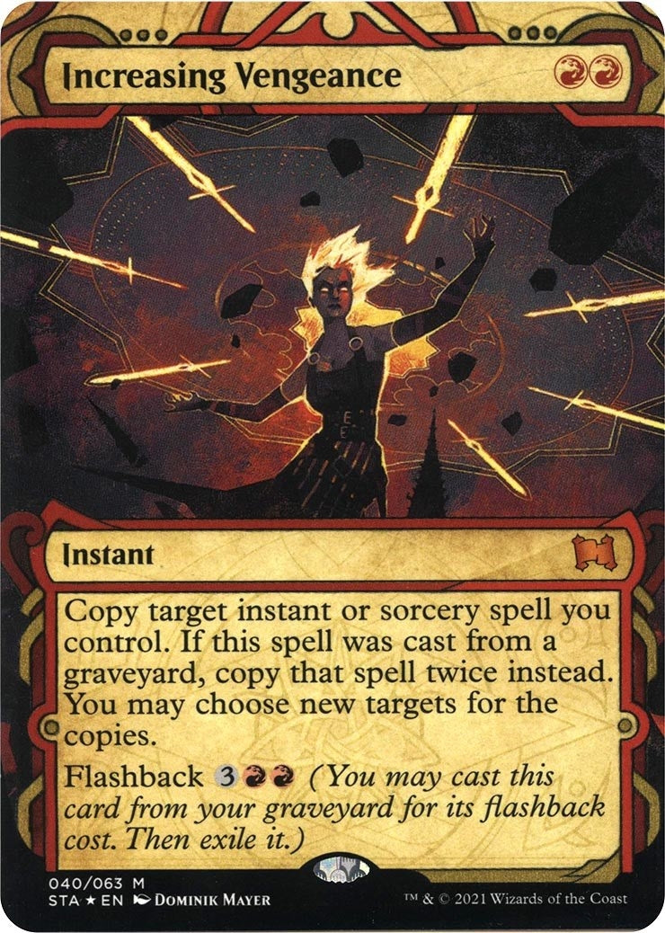 Image for Increasing Vengeance (Foil Etched) (Strixhaven: Mystical Archives) (40) - Magic: The Gathering