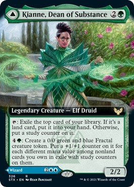 Image for Kianne, Dean of Substance (Extended Art) (Strixhaven: School of Mages) (326) - Magic: The Gathering