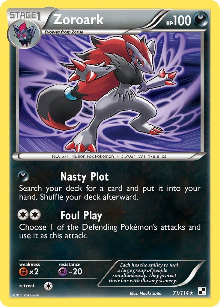 Image for Zoroark (Deck Exclusives) (071/114) - Pokemon
