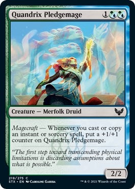Image for Quandrix Pledgemage (Strixhaven: School of Mages) (219) - Magic: The Gathering