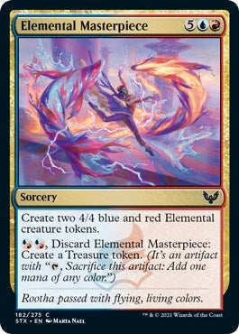 Image for Elemental Masterpiece (Strixhaven: School of Mages) (182) - Magic: The Gathering