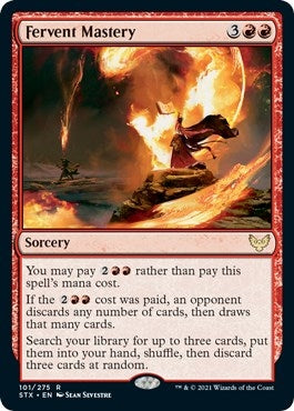 Image for Fervent Mastery (Strixhaven: School of Mages) (101) - Magic: The Gathering