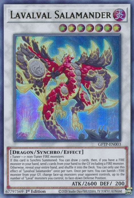 Image for Lavalval Salamander (Ghosts From the Past) (GFTP-EN003) - YuGiOh