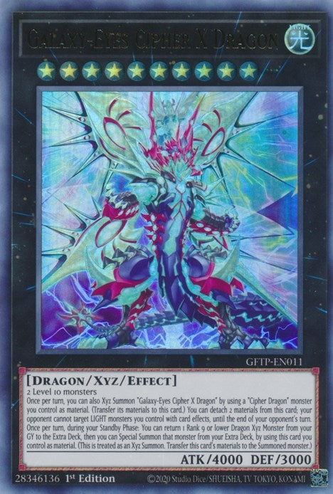 Image for Galaxy-Eyes Cipher X Dragon (Ghosts From the Past) (GFTP-EN011) - YuGiOh