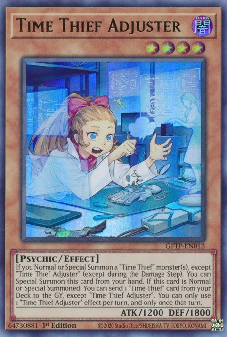 Image for Time Thief Adjuster (Ghosts From the Past) (GFTP-EN012) - YuGiOh