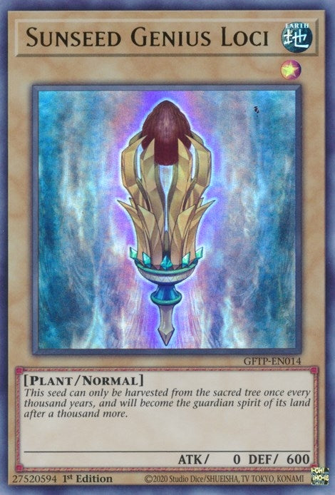 Image for Sunseed Genius Loci (Ghosts From the Past) (GFTP-EN014) - YuGiOh