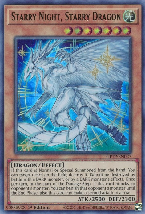 Image for Starry Night, Starry Dragon (Ghosts From the Past) (GFTP-EN027) - YuGiOh
