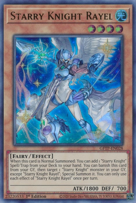 Image for Starry Knight Rayel (Ghosts From the Past) (GFTP-EN028) - YuGiOh