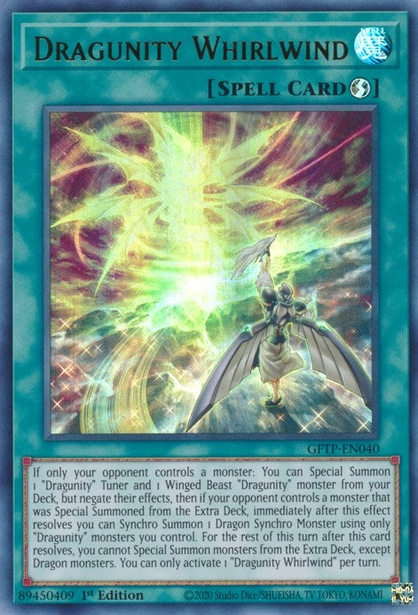 Image for Dragunity Whirlwind (Ghosts From the Past) (GFTP-EN040) - YuGiOh