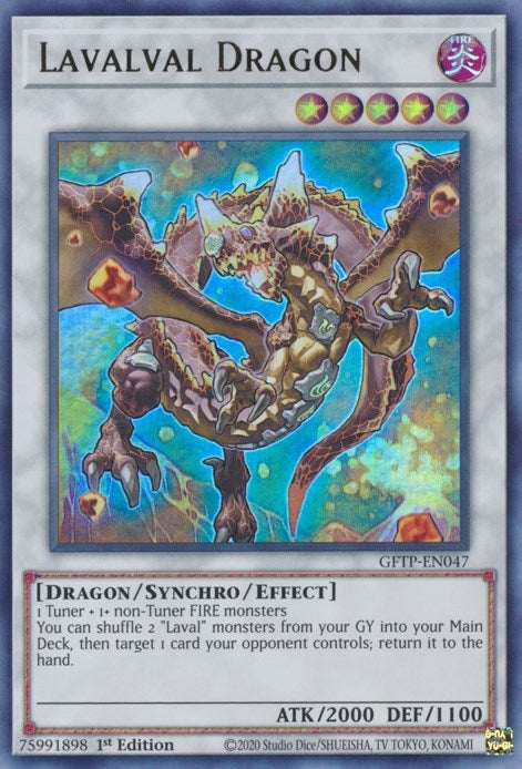 Image for Lavalval Dragon (Ghosts From the Past) (GFTP-EN047) - YuGiOh