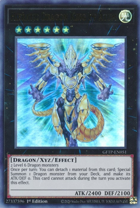 Image for Hieratic Dragon King of Atum (Ghosts From the Past) (GFTP-EN051) - YuGiOh