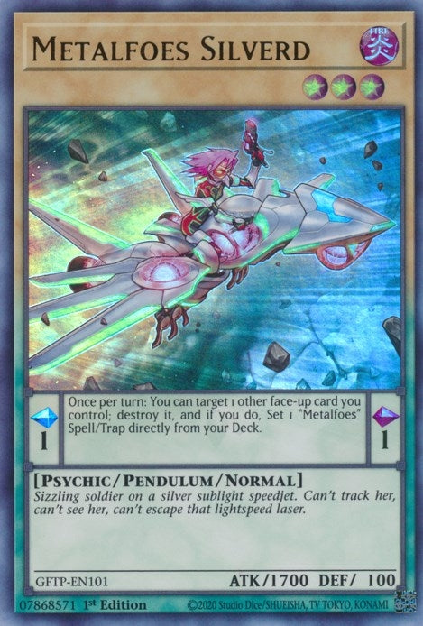 Image for Metalfoes Silverd (Ghosts From the Past) (GFTP-EN101) - YuGiOh