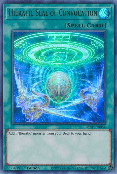 Image for Hieratic Seal of Convocation (Ghosts From the Past) (GFTP-EN054) - YuGiOh
