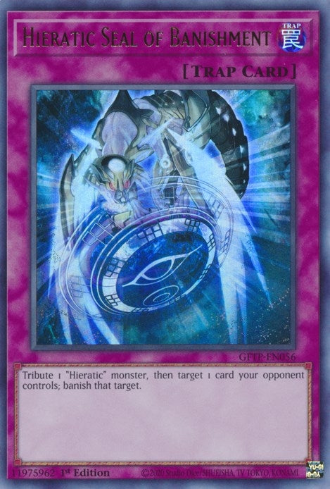 Image for Hieratic Seal of Banishment (Ghosts From the Past) (GFTP-EN056) - YuGiOh