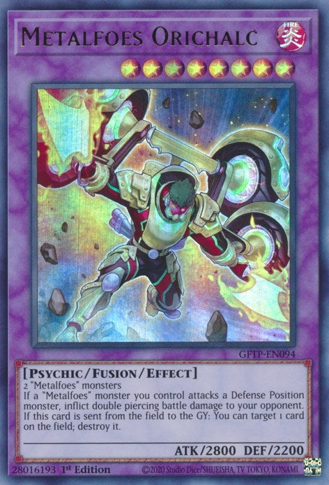 Image for Metalfoes Orichalc (Ghosts From the Past) (GFTP-EN094) - YuGiOh