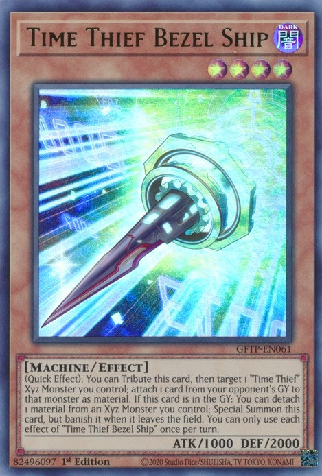 Image for Time Thief Bezel Ship (Ghosts From the Past) (GFTP-EN061) - YuGiOh