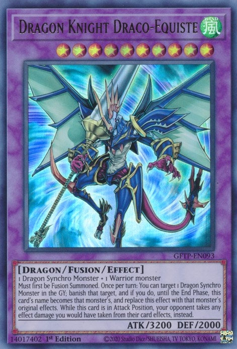 Image for Dragon Knight Draco-Equiste (Ghosts From the Past) (GFTP-EN093) - YuGiOh