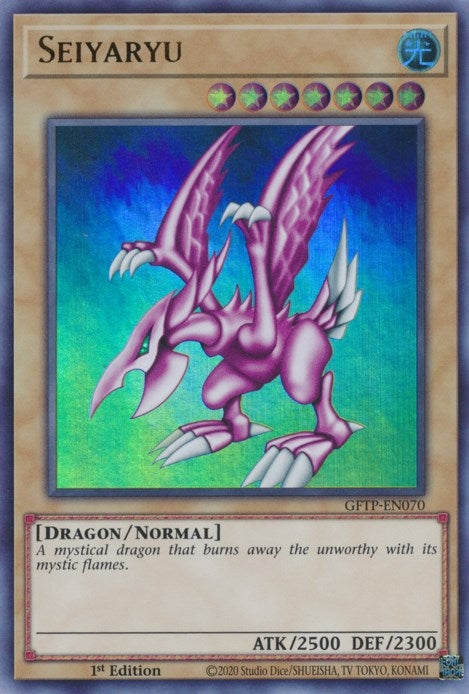 Image for Seiyaryu (Ghosts From the Past) (GFTP-EN070) - YuGiOh