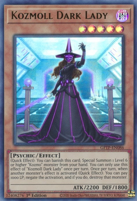 Image for Kozmoll Dark Lady (Ghosts From the Past) (GFTP-EN086) - YuGiOh