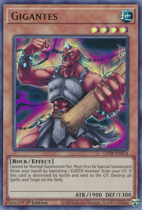 Image for Gigantes (Ghosts From the Past) (GFTP-EN074) - YuGiOh