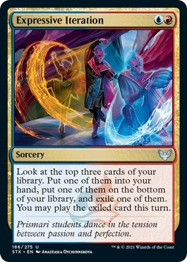 Image for Expressive Iteration (Strixhaven: School of Mages) (186) - Magic: The Gathering