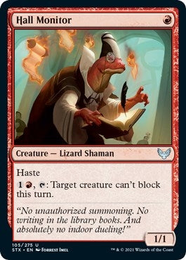 Image for Hall Monitor (Strixhaven: School of Mages) (105) - Magic: The Gathering